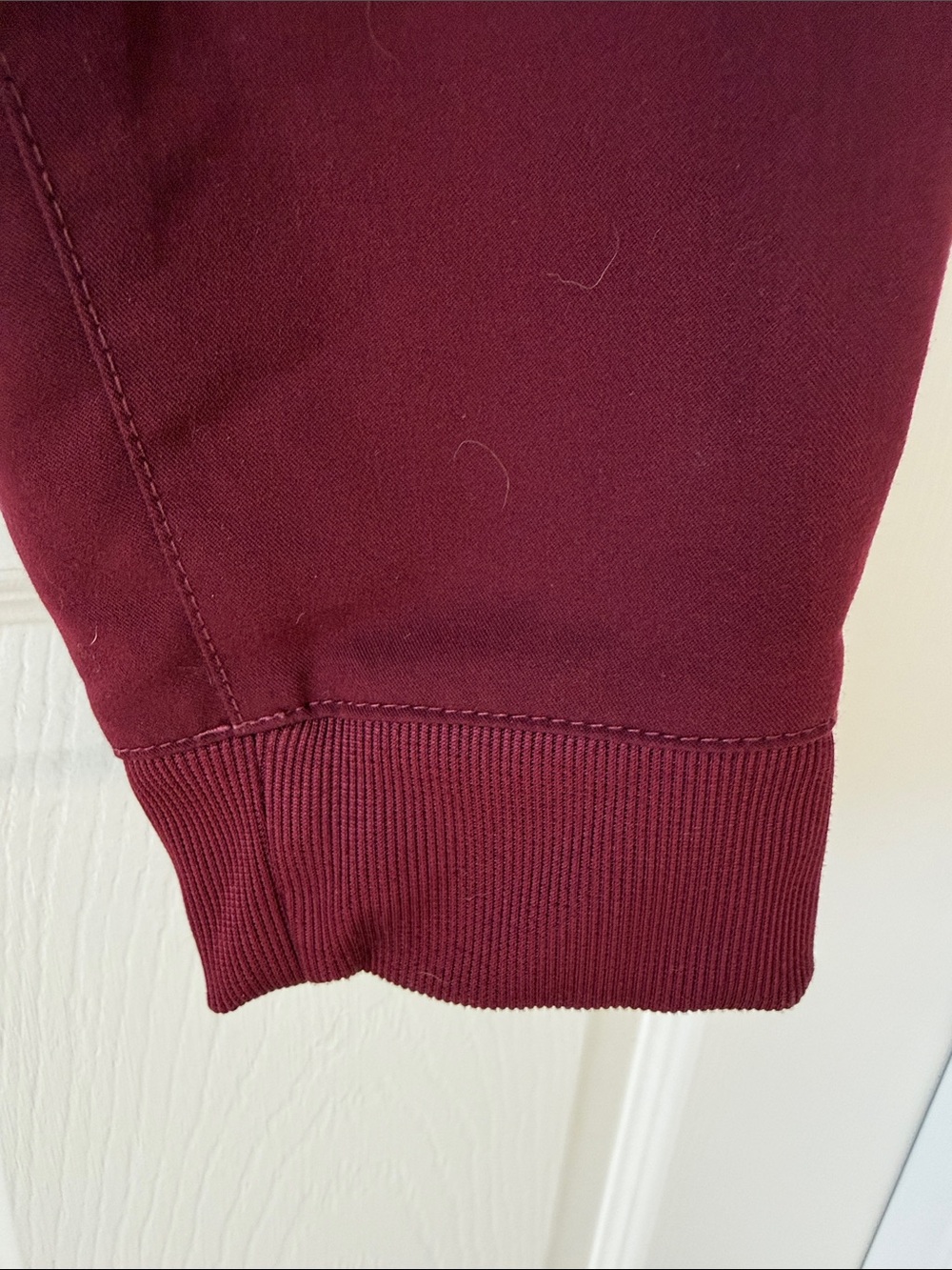 Jaanuu Wine Red Women's Jogger Scrub Pants - Picture 8 of 11